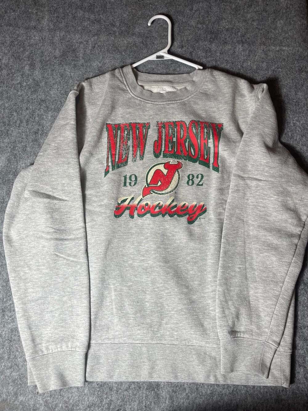 Fanatics New Jersey Devils Hockey Vintage Graphic Crewneck Sweatshirt